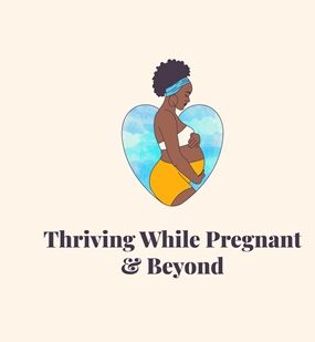 pregnant mom embracing her baby bump