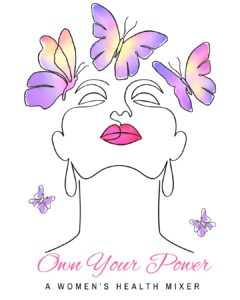 women's with butteryfly hair 