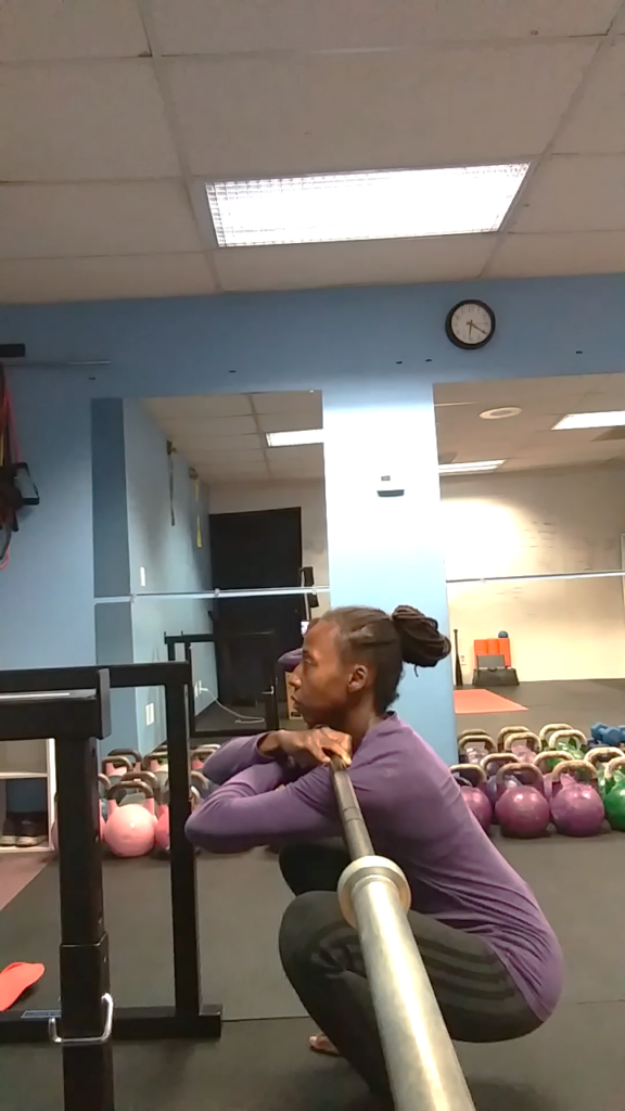 menopause women in deep strength squat